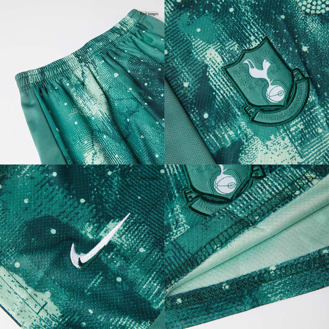 Kid's Tottenham Hotspur Third Away  Soccer Jersey Kit(Jersey+Shorts) 2024/25 Top Dresy Shop