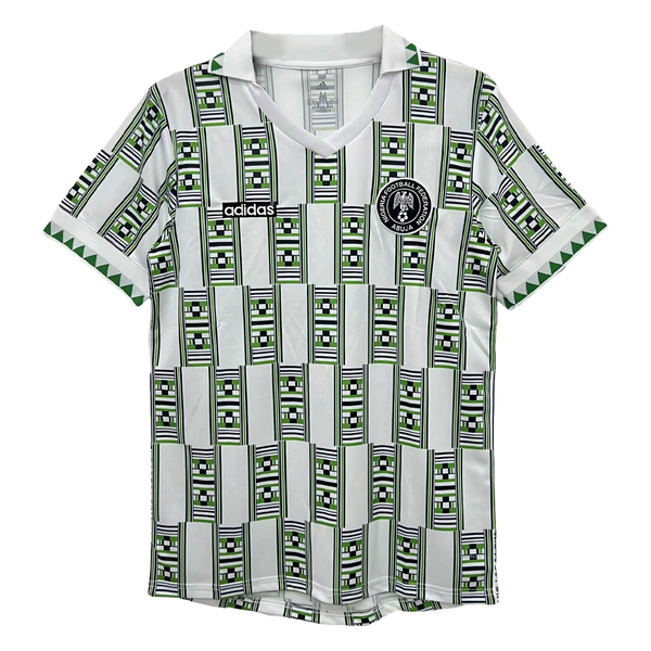 Retro 1994 Nigeria Away Soccer Jersey topsoccerjerseys.com