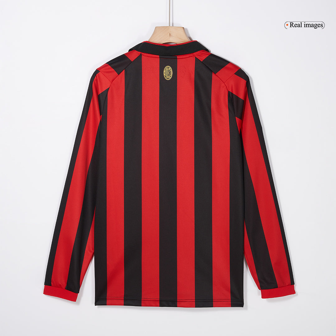 #125 AC Milan 125th Anniversary Long Sleeve  Soccer Jersey 2024/25 Top Dresy Shop