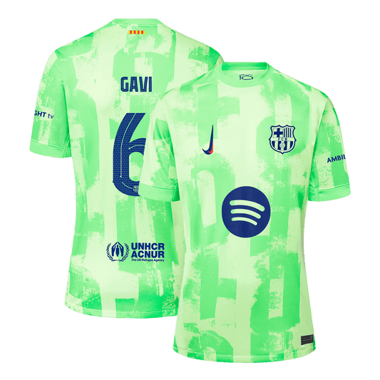 GAVI #6 Barcelona Third Away  Soccer Jersey 2024/25 - UCL?Spotify Logo Without Text? Top Dresy Shop