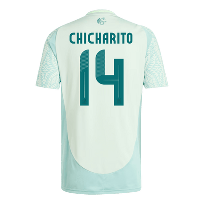 Men's Mexico CHICHARITO #14 Away Soccer Jersey Copa América 2024 Top Dresy Shop