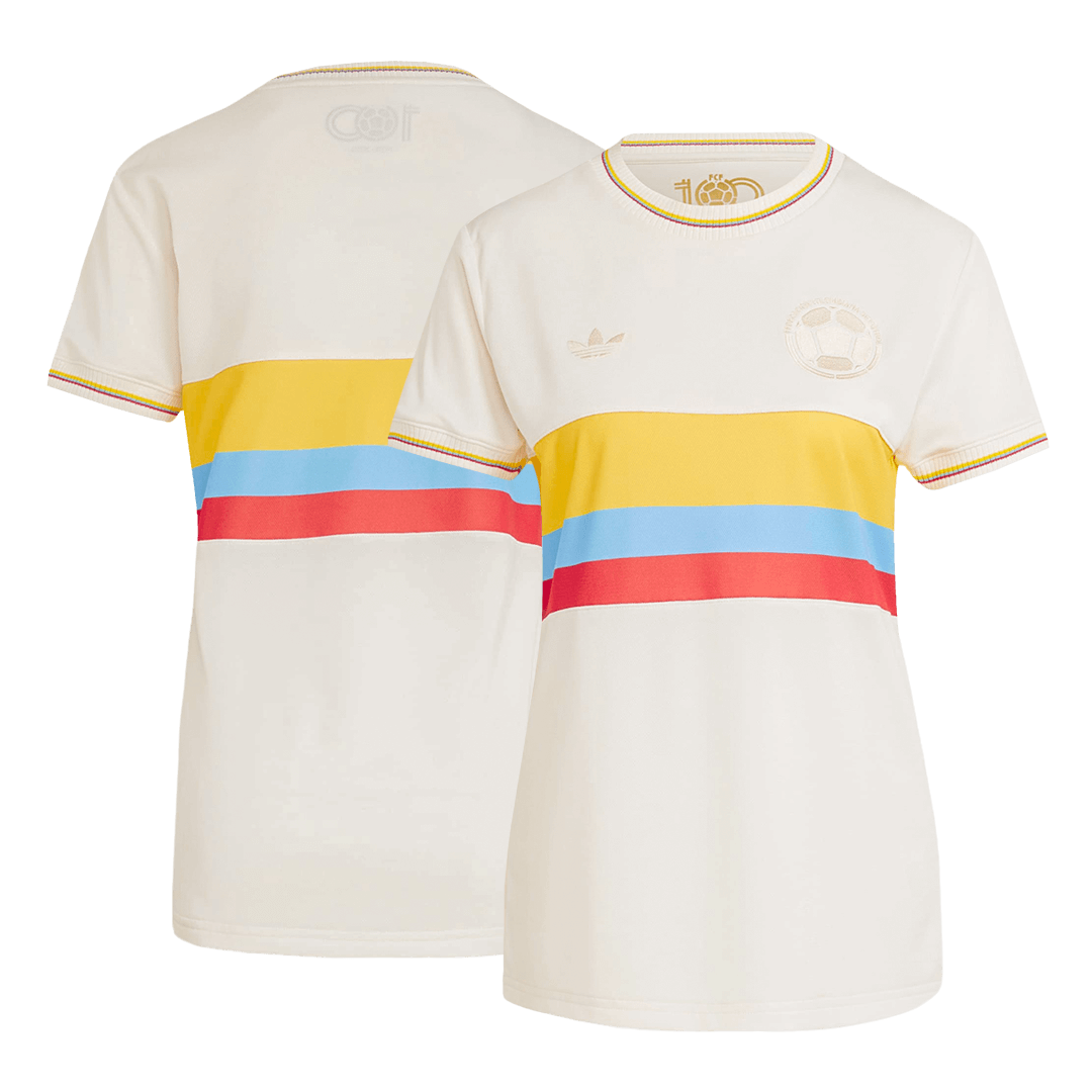 Women's Colombia  Soccer Jersey 2024 - 100th Anniversary Top Dresy Shop