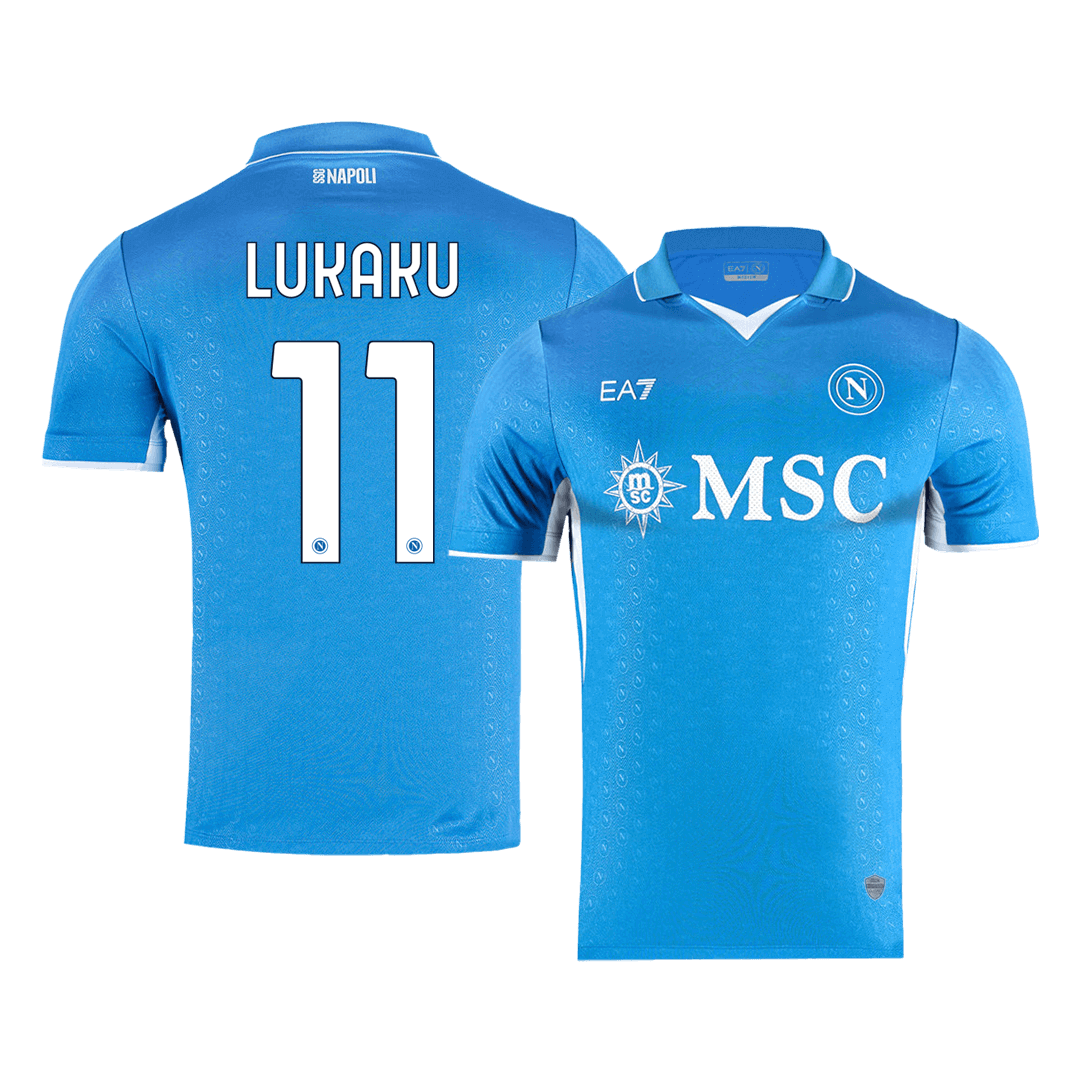 Player Version LUKAKU #11 Napoli Home  Soccer Jersey 2024/25 Top Dresy Shop