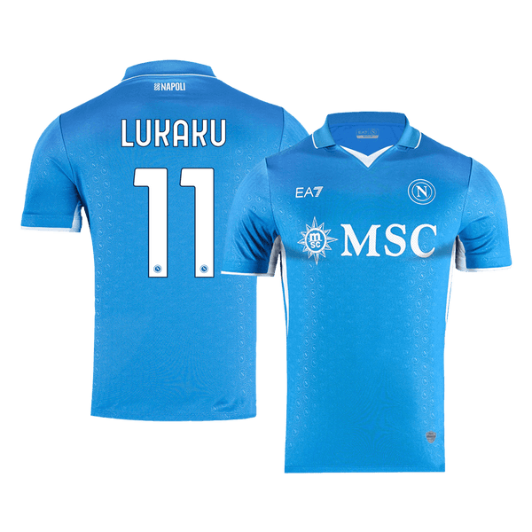 Player Version LUKAKU #11 Napoli Home  Soccer Jersey 2024/25 Top Soccer Jerseys Store