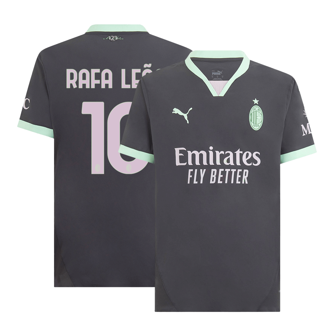 Player Version Rafael Leão #10 AC Milan Third Away  Soccer Jersey 2024/25 Top Dresy Shop