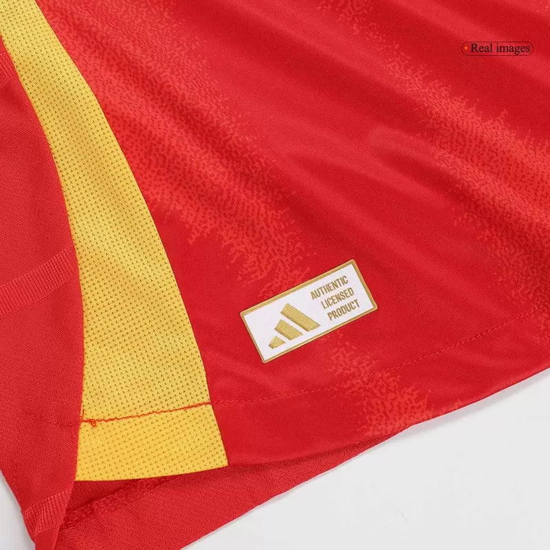Player Version Spain Home Soccer Jersey Euro 2024 Go Game Wear