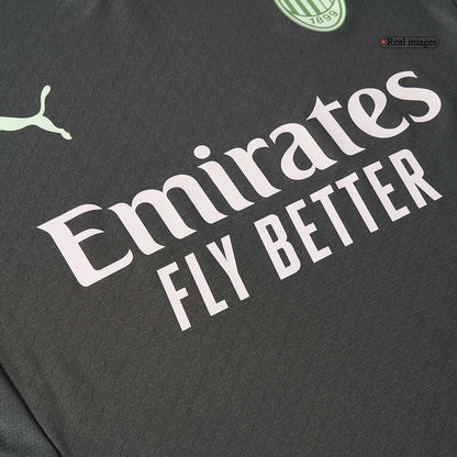 Player Version Rafael Leão #10 AC Milan Third Away  Soccer Jersey 2024/25 Top Dresy Shop