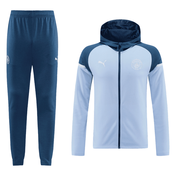 Manchester City Hoodie Training Kit (Jacket+Pants) 2024/25 Top Soccer Jerseys Store