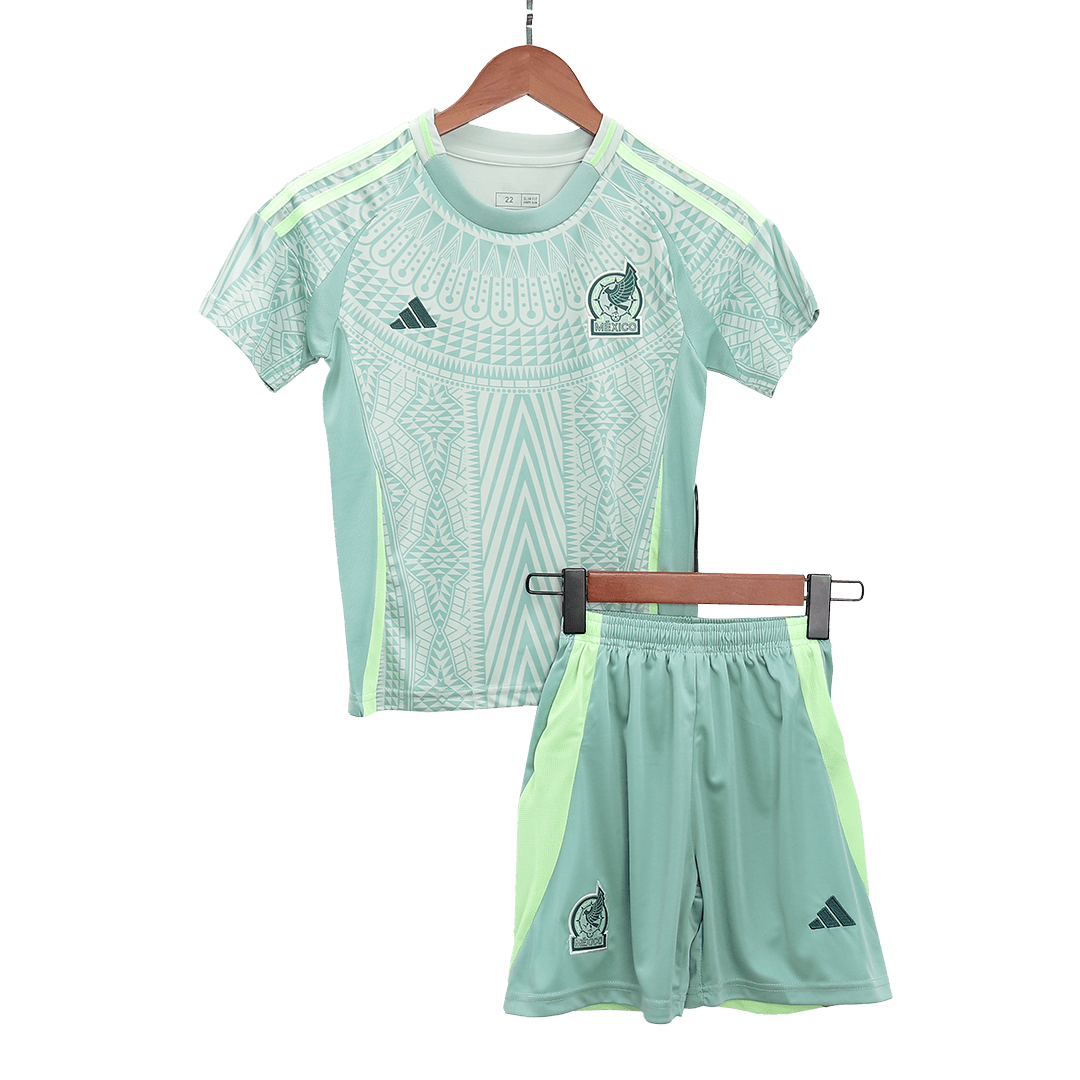 Kid's Mexico Away Jerseys Kit(Jersey+Shorts) Copa América 2024 Top Dresy Shop