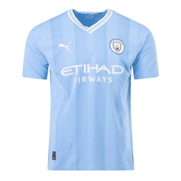 Player Version Manchester City Home  Soccer Jersey 2023/24 Top Soccer Jerseys Store
