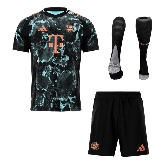 Bayern Munich Away  Soccer Jersey Kit(Jersey+Shorts+Socks) 2024/25 Top Dresy Shop