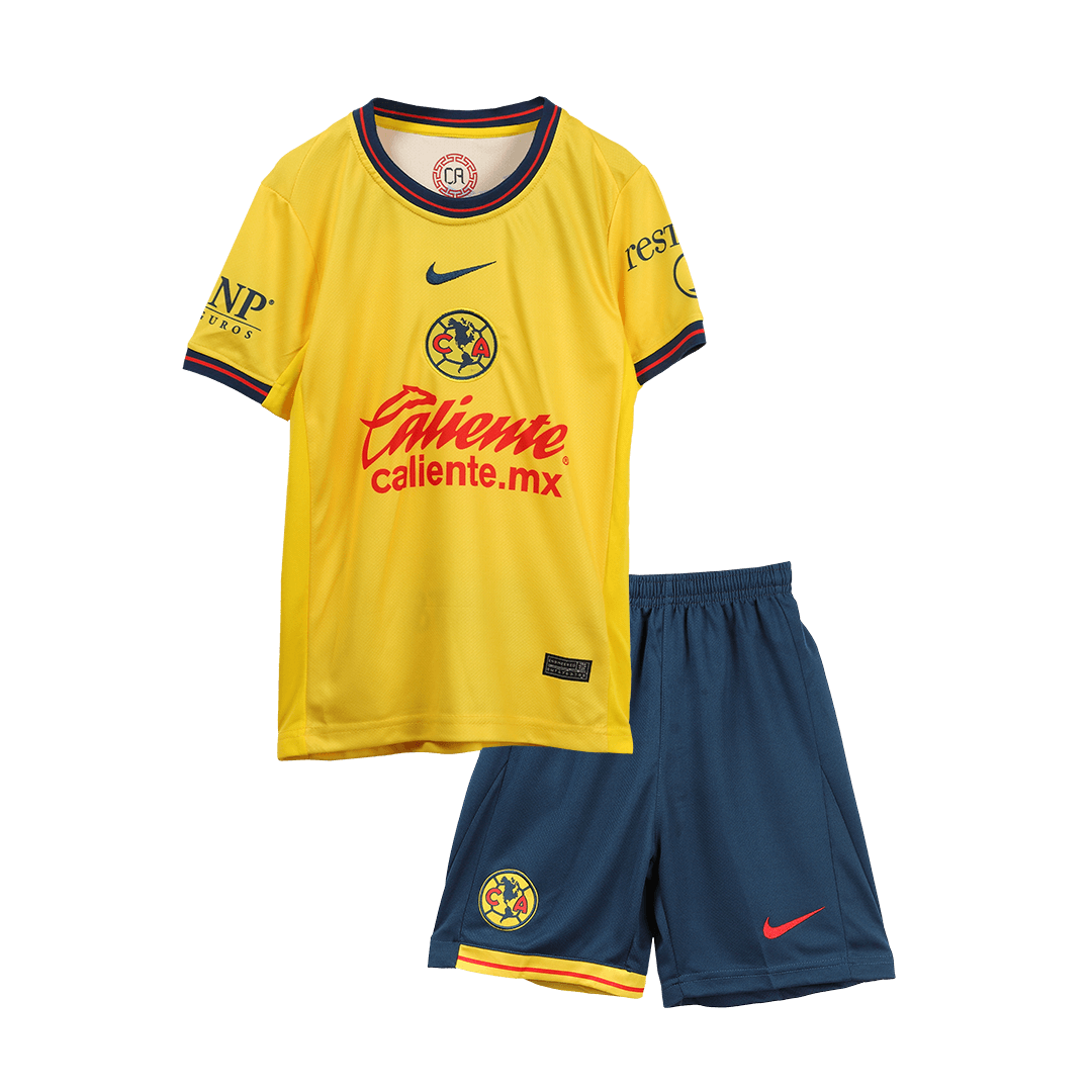 Kid's Club America Home  Soccer Jersey Kit(Jersey+Shorts) 2024/25 Top Dresy Shop