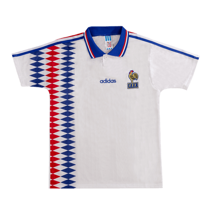 Retro 1994 France Away  Soccer Jersey Top Dresy Shop