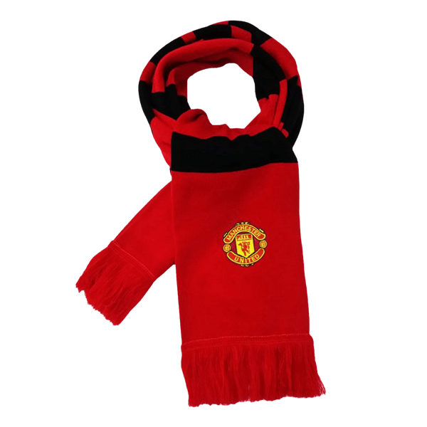 Manchester United Soccer knitting Scarf Red&Black Top Soccer Jerseys Store