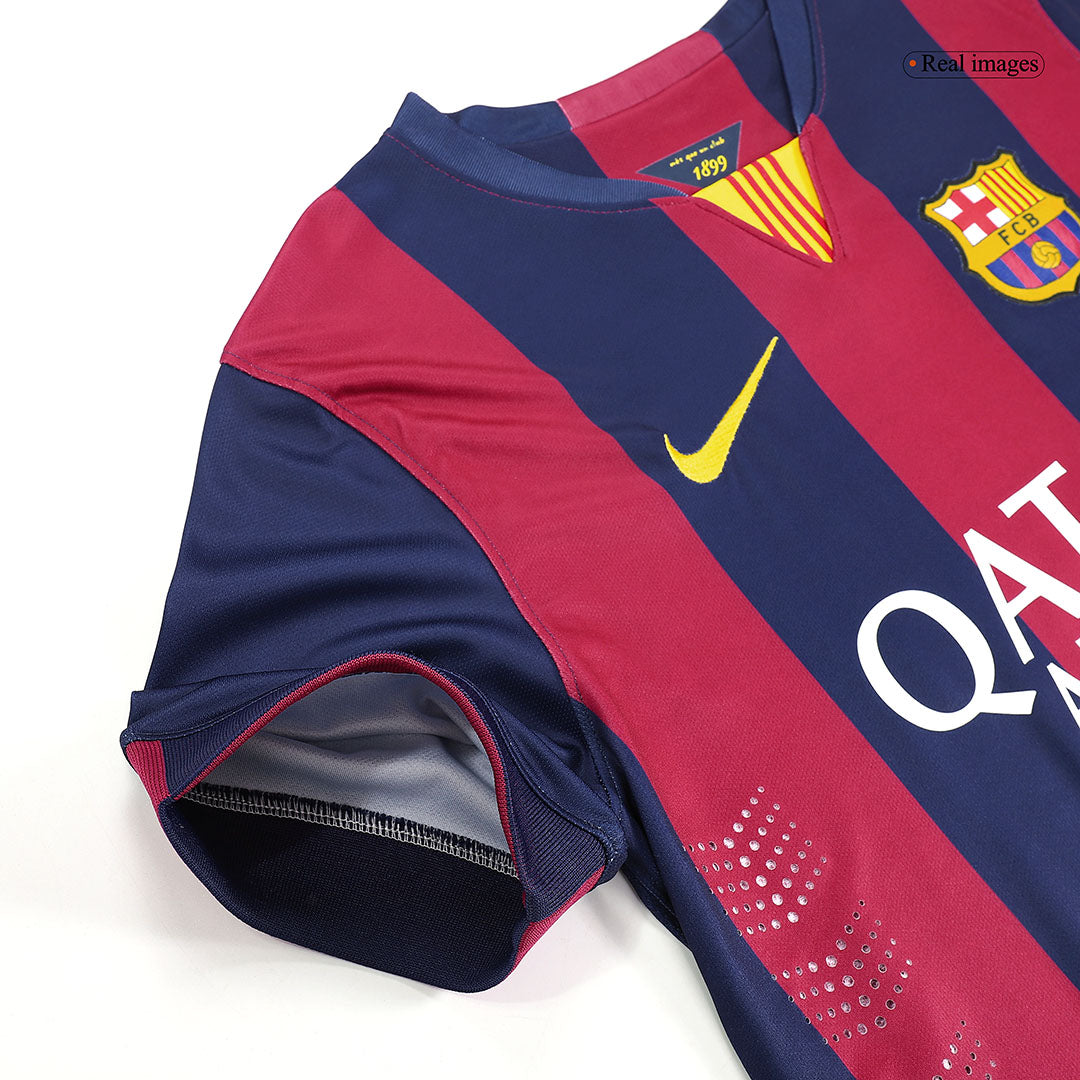 Retro Suárez #9 2014/15 Barcelona Home  Soccer Jersey Top Soccer Jerseys Store