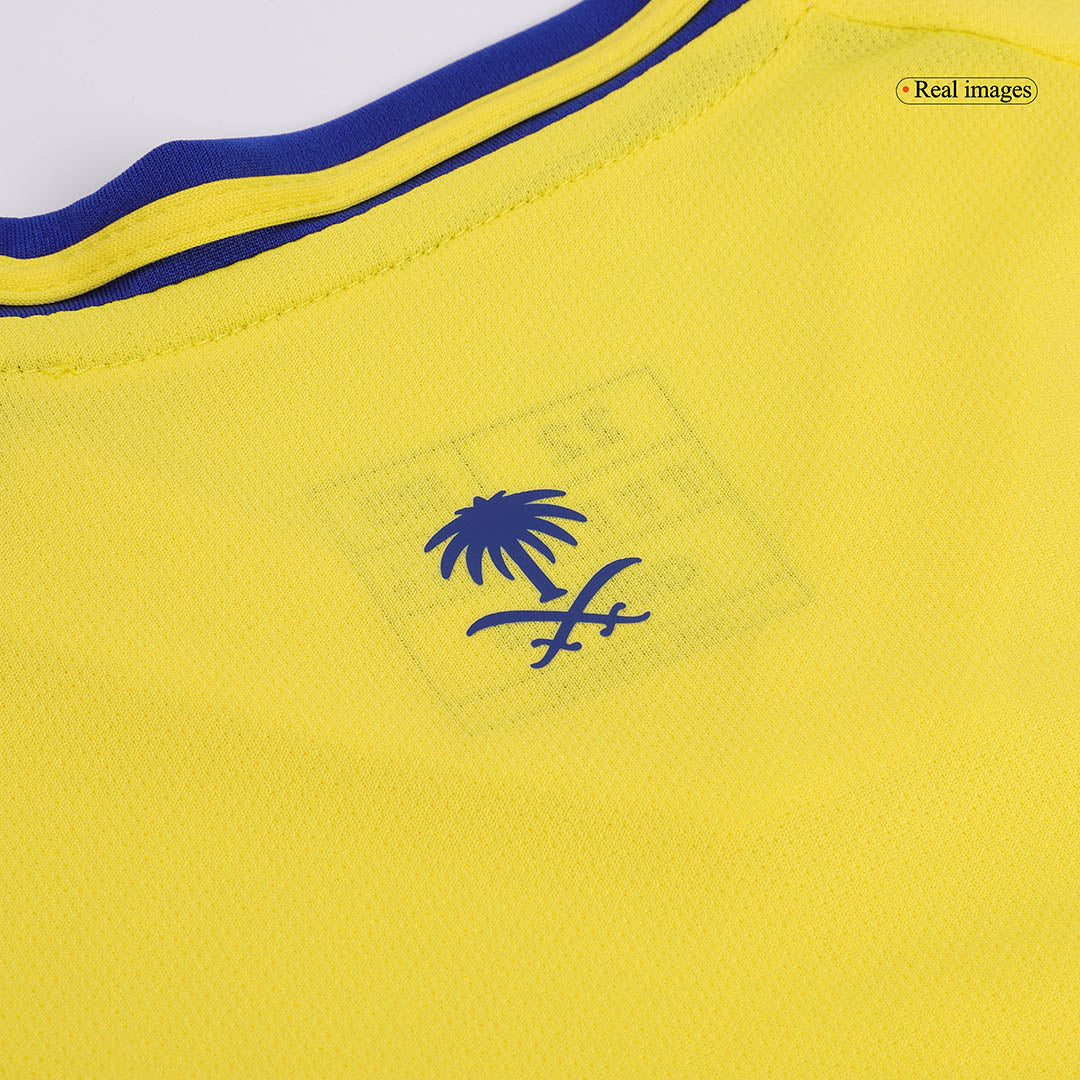 Kid's RONALDO #7 Al Nassr Home  Soccer Jersey Kit(Jersey+Shorts+Socks) 2024/25 Top Dresy Shop