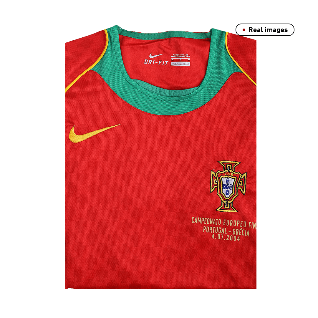 Portugal Home Retro Soccer Jersey 2004 - Euro Final Go Game Wear