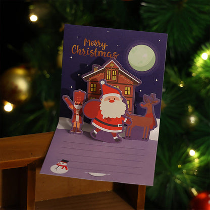 1 Pcs Random Style Personalized Christmas Greeting Card Top Dresy Shop