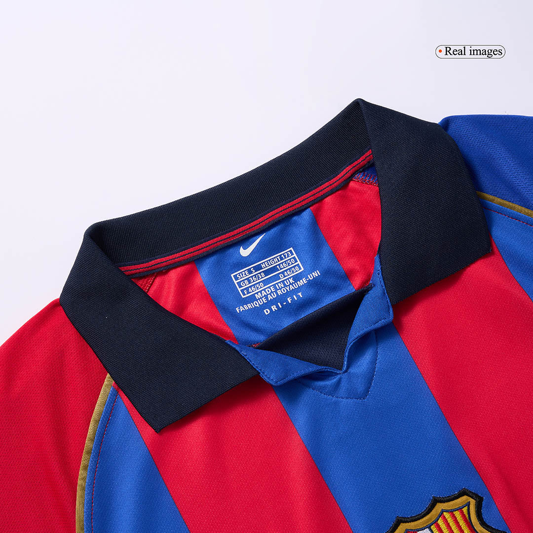 Retro XAVI #6 2001/02 Barcelona Home  Soccer Jersey Top Dresy Shop