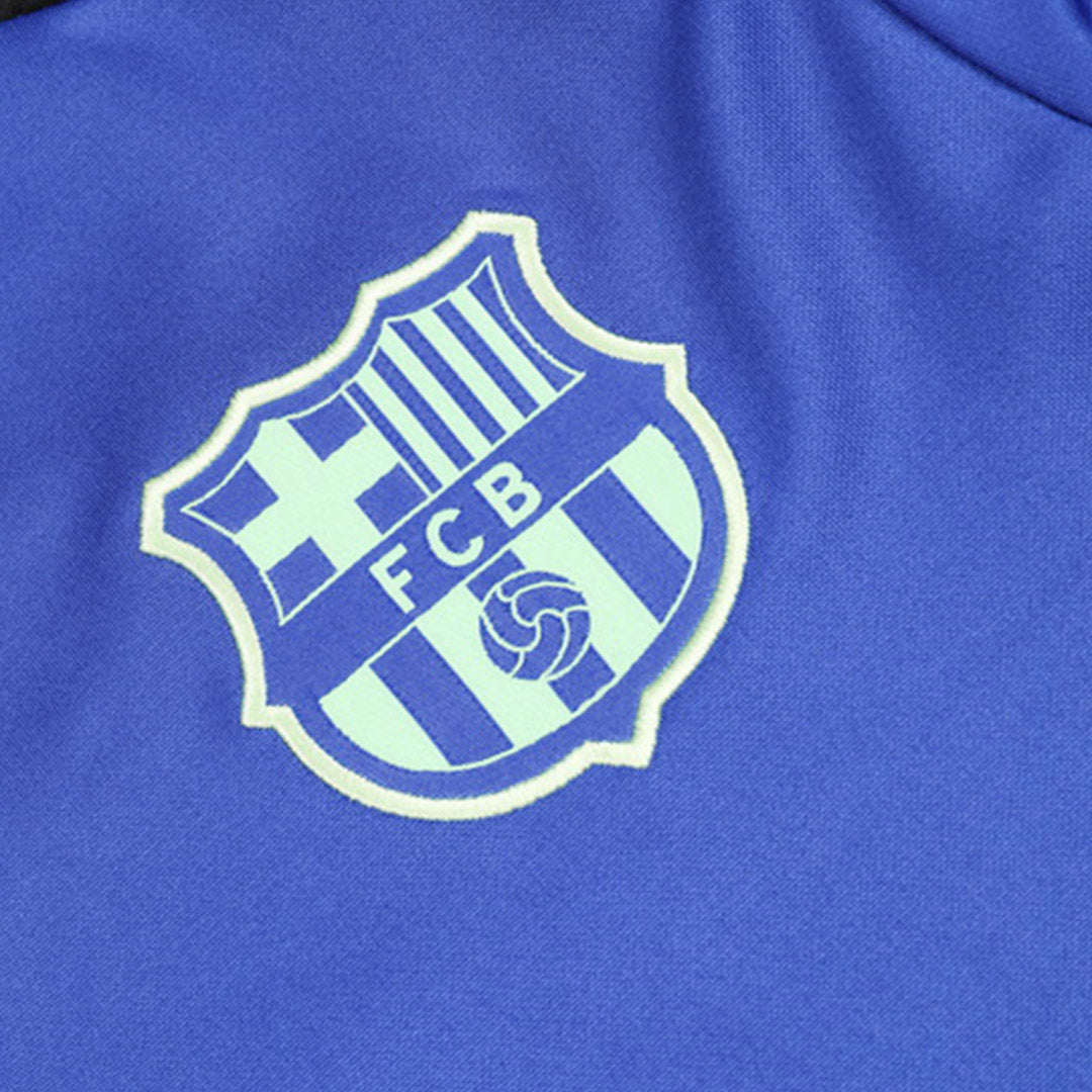 Kid's Barcelona Zipper Sweatshirt Kit(Top+Pants) 2024/25 Top Dresy Shop