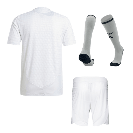 Player Version Real Madrid Home  Soccer Jersey Kit(Jersey+Shorts+Socks) 2024/25 Top Dresy Shop