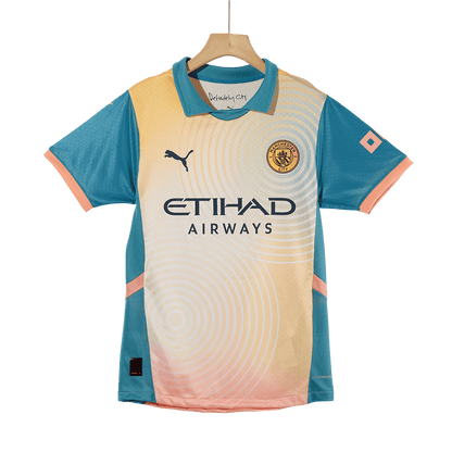 Player Version DE BRUYNE #17 Manchester City Fourth Away  Soccer Jersey 2024/25 - Definitely City Top Dresy Shop
