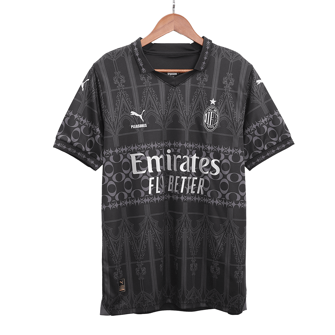 AC Milan X Pleasures Fourth Away  Soccer Jersey 2023/24 Top Dresy Shop