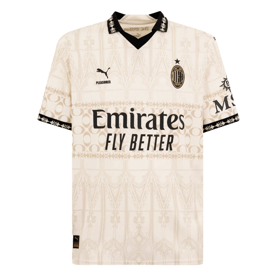 AC Milan X Pleasures Fouth Away  Soccer Jersey 2023/24 Top Dresy Shop
