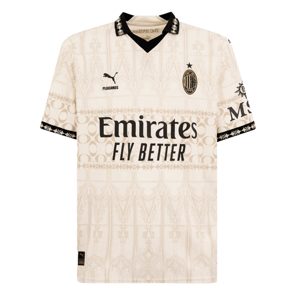 AC Milan X Pleasures Fouth Away  Soccer Jersey 2023/24 Top Soccer Jerseys Store