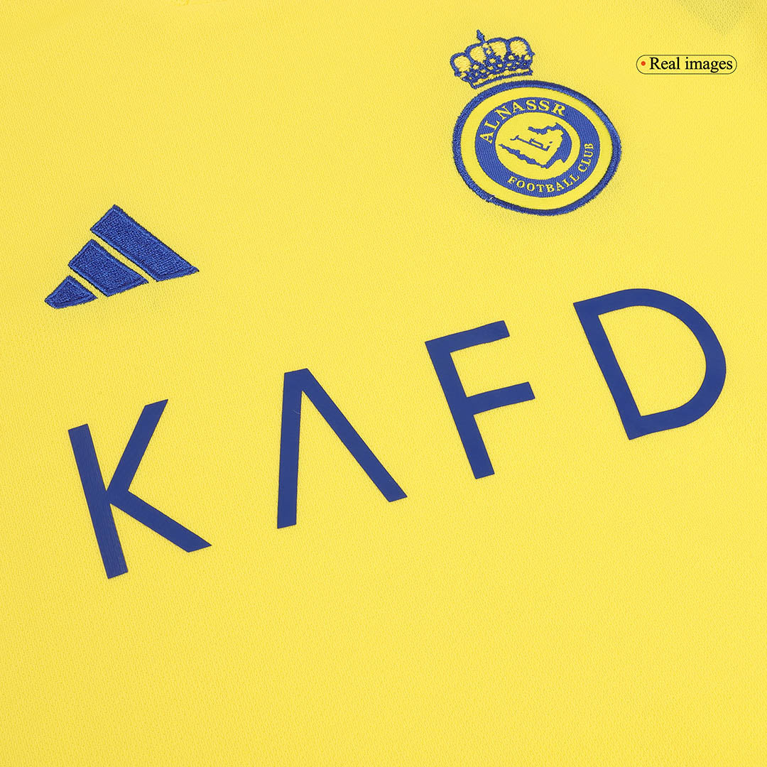 Kid's RONALDO #7 Al Nassr Home  Soccer Jersey Kit(Jersey+Shorts+Socks) 2024/25 - ACL Top Soccer Jerseys Store