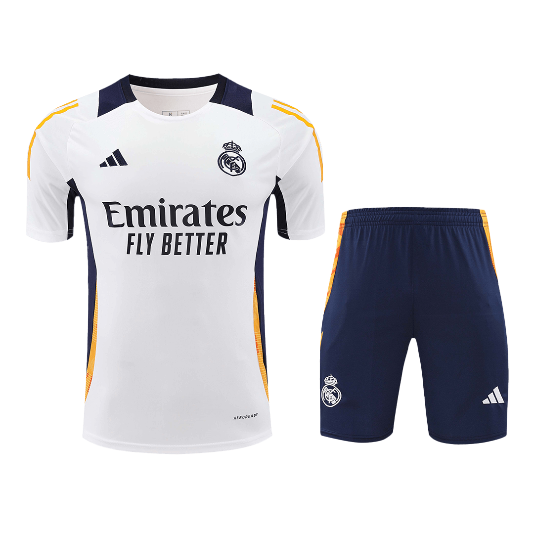 Real Madrid Pre-Match  Soccer Jersey Kit(Jersey+Shorts) 2024/25 Top Dresy Shop