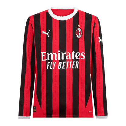 AC Milan Home Long Sleeve  Soccer Jersey 2024/25 Top Dresy Shop