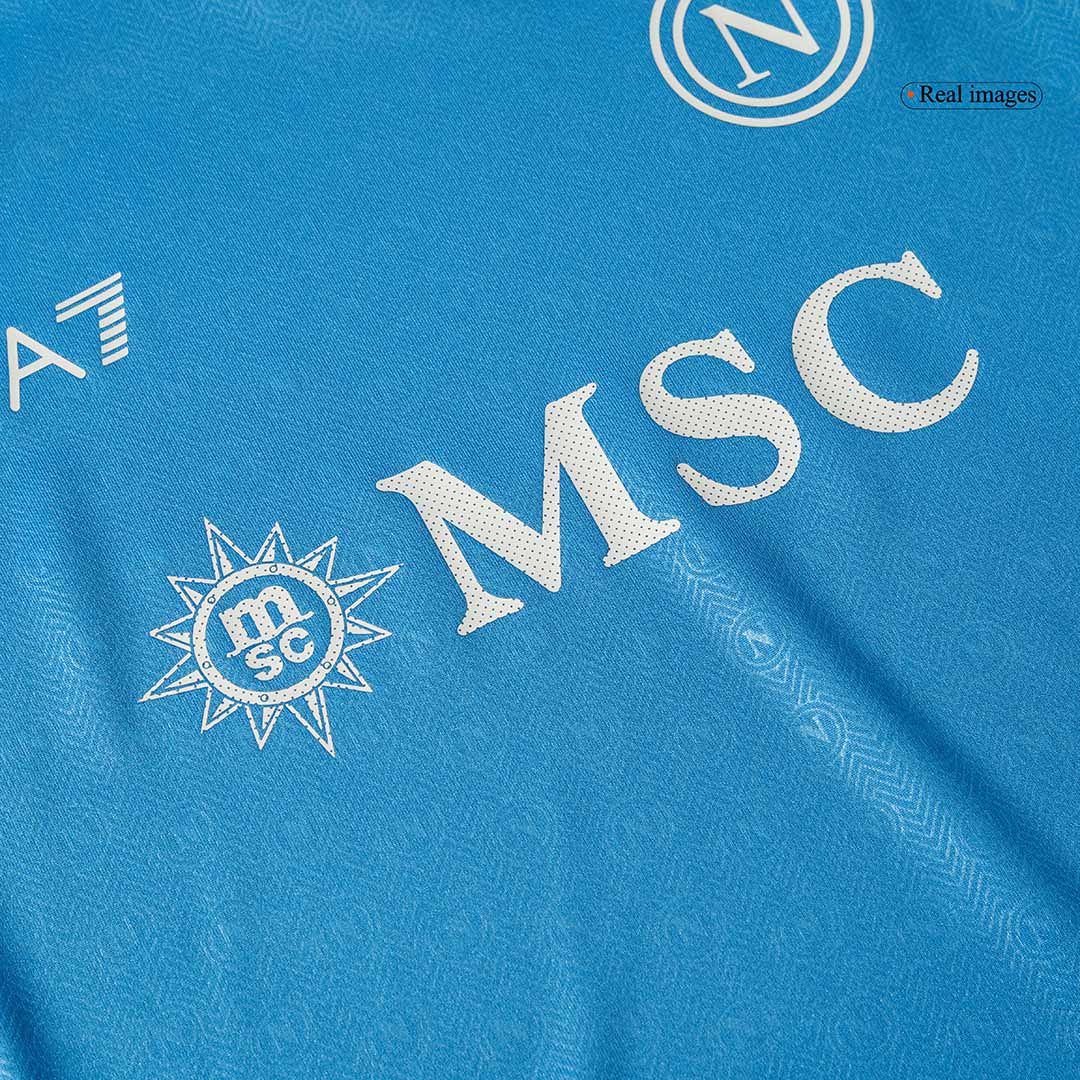 Kid's Napoli Home  Soccer Jersey Kit(Jersey+Shorts) 2024/25 Top Dresy Shop