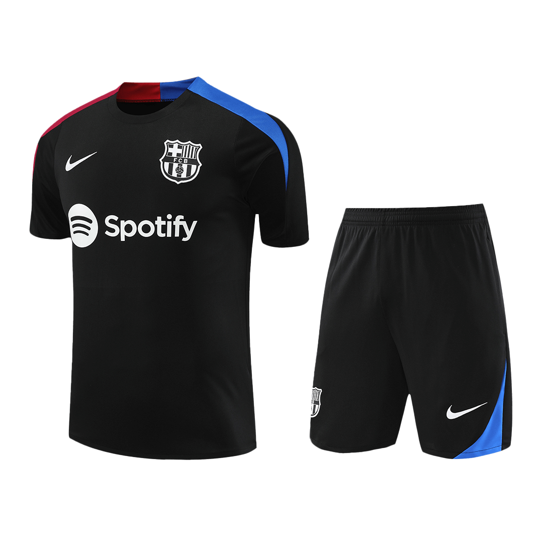 Barcelona Pre-Match  Soccer Jersey Kit(Jersey+Shorts) 2024/25 Top Dresy Shop
