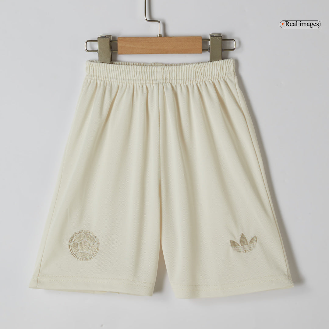 Kid's Colombia  Soccer Jersey Kit(Jersey+Shorts) 2024 - 100th Anniversary Top Dresy Shop