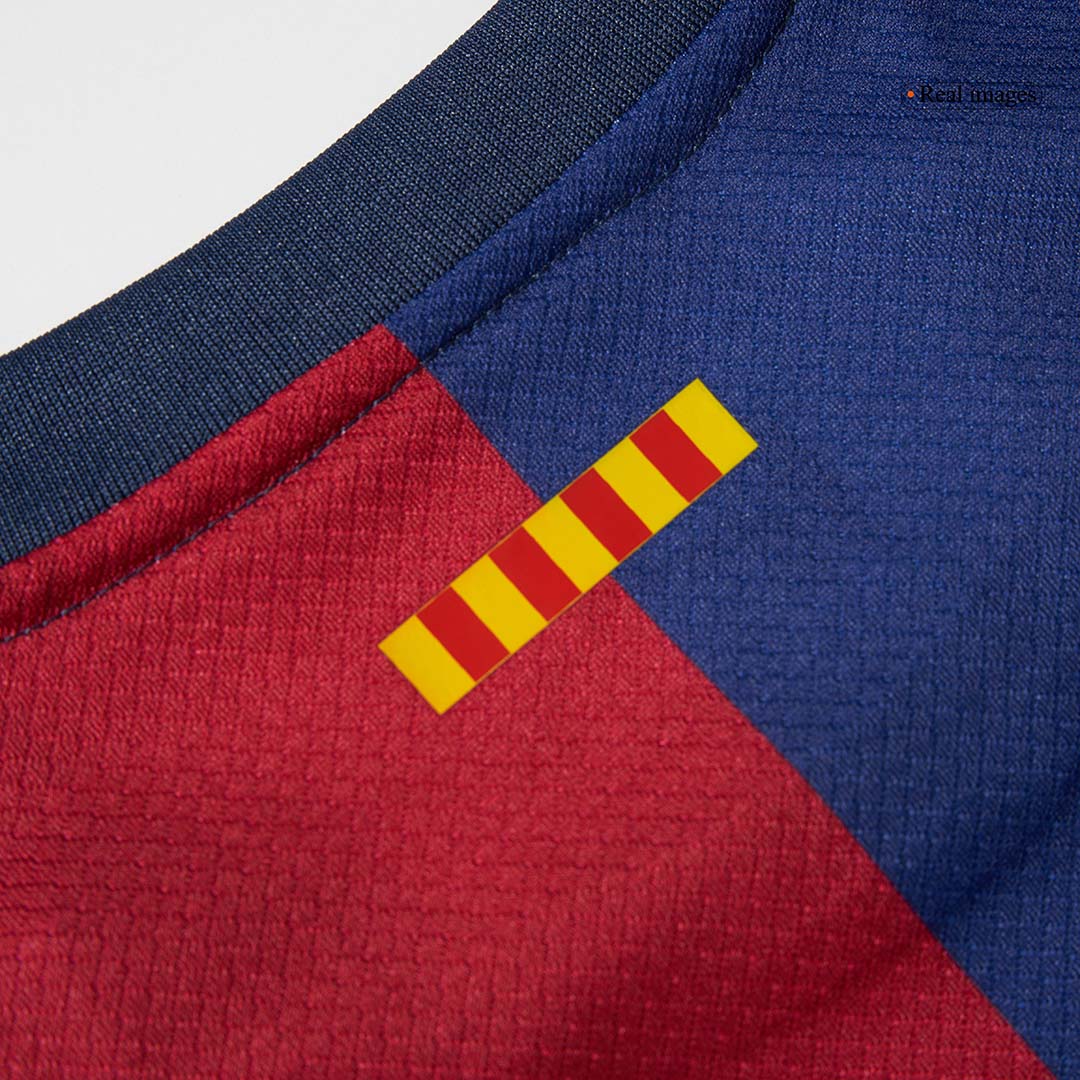 Kid's Barcelona Home  Soccer Jersey Kit(Jersey+Shorts) 2024/25 - COLDPLAY Top Dresy Shop