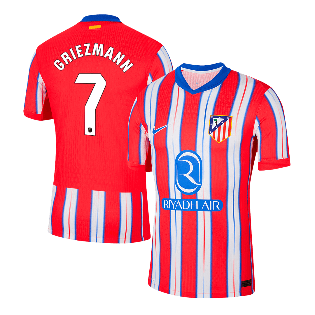 Player Version GRIEZMANN #7 Atletico Madrid Home  Soccer Jersey 2024/25 Top Dresy Shop