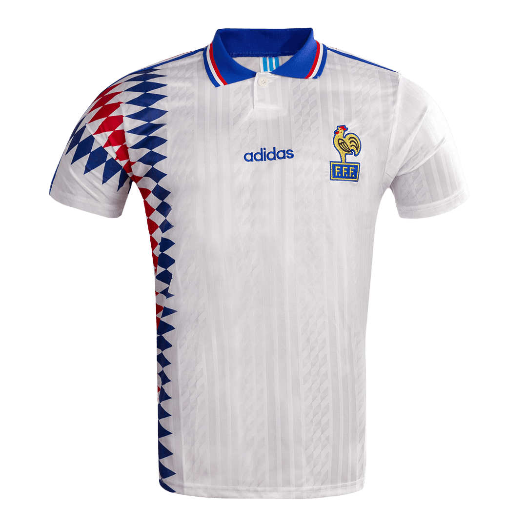 Retro 1994 France Away  Soccer Jersey Top Dresy Shop