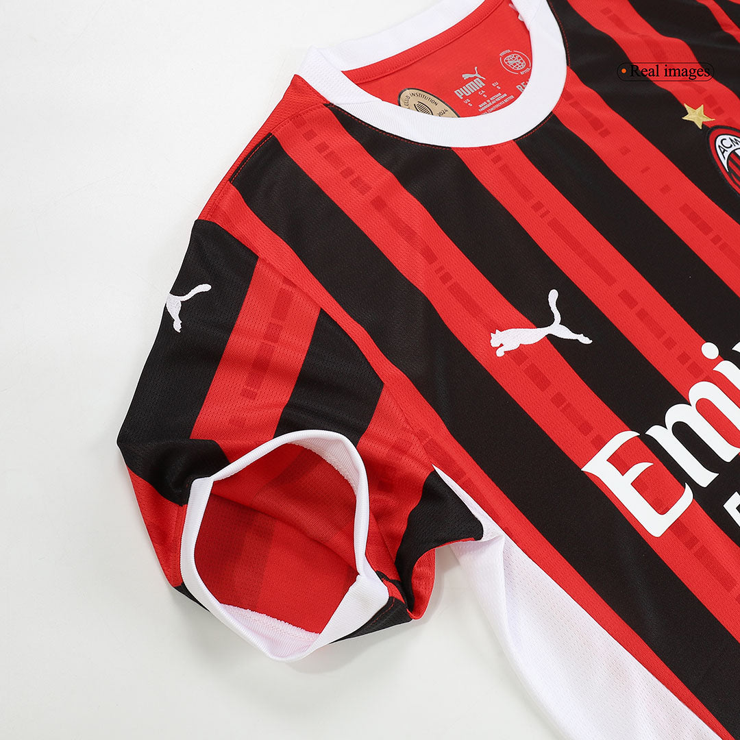 GIMENEZ #7 AC Milan Home  Soccer Jersey 2024/25 Top Soccer Jerseys Store