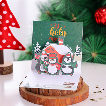 1 Pcs Random Style Personalized Christmas Greeting Card Top Dresy Shop