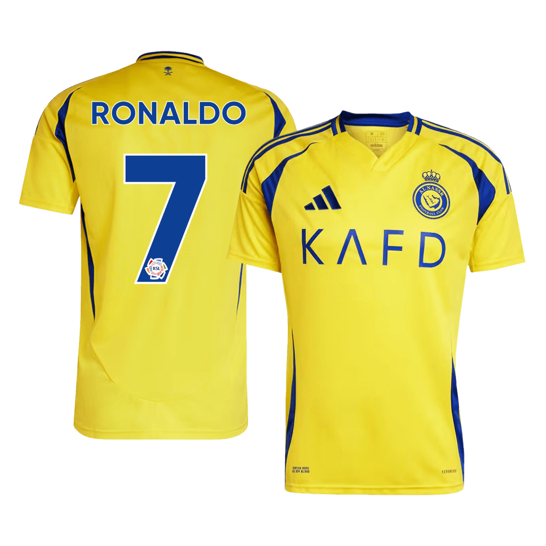 RONALDO #7 Al Nassr Home  Soccer Jersey 2024/25 Top Dresy Shop