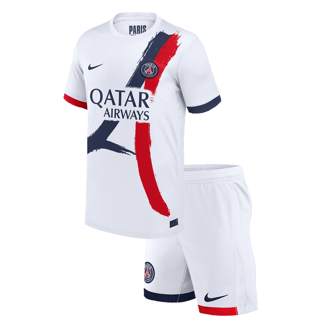 Kid's PSG Away Soccer Jersey Kit(Jersey+Shorts) 2024/25 Top Dresy Shop