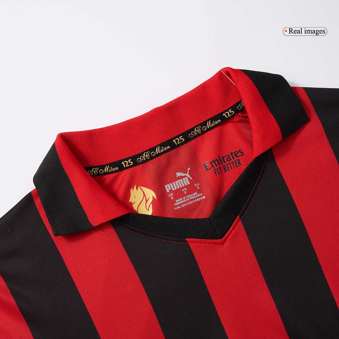 #125 AC Milan 125th Anniversary Long Sleeve  Soccer Jersey 2024/25 Top Dresy Shop