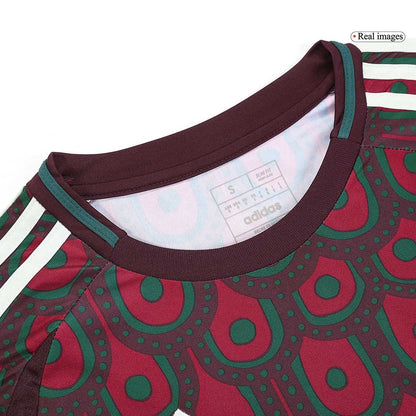 Men's Mexico Home Long Sleeve Soccer Jersey Copa América 2024 Top Dresy Shop