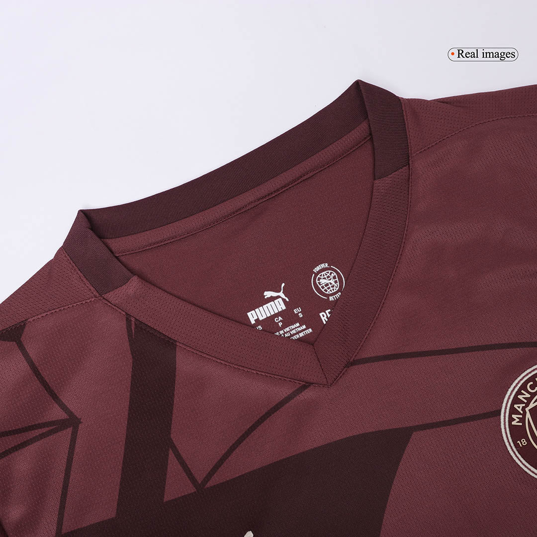 DE BRUYNE #17 Manchester City Third Away  Soccer Jersey 2024/25 Top Dresy Shop