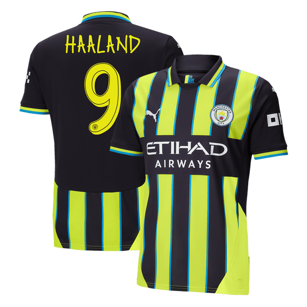 HAALAND #9 Manchester City Away  Soccer Jersey 2024/25 - UCL Top Soccer Jerseys Store