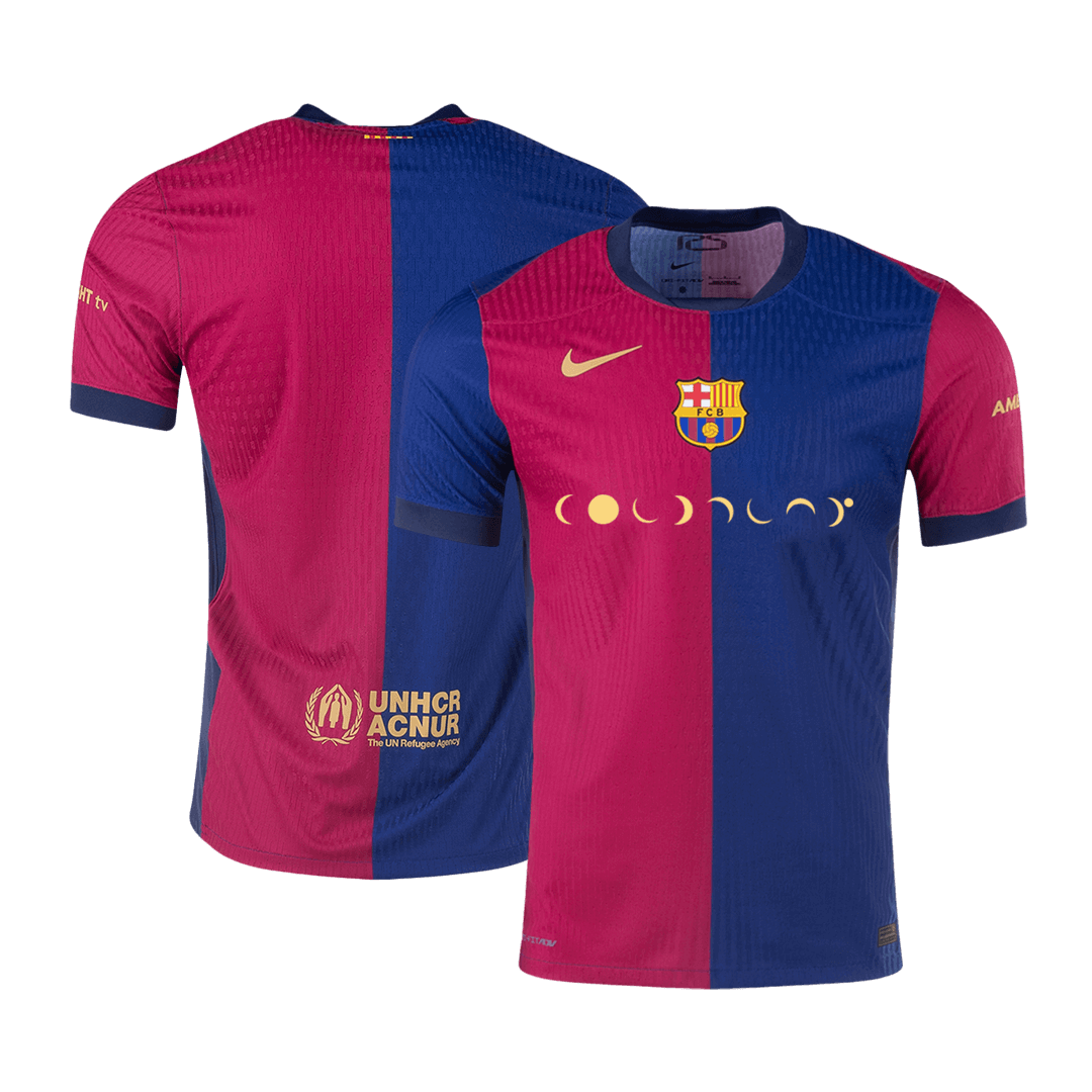 Player Version Barcelona Home  Soccer Jersey 2024/25 - COLDPLAY Top Dresy Shop
