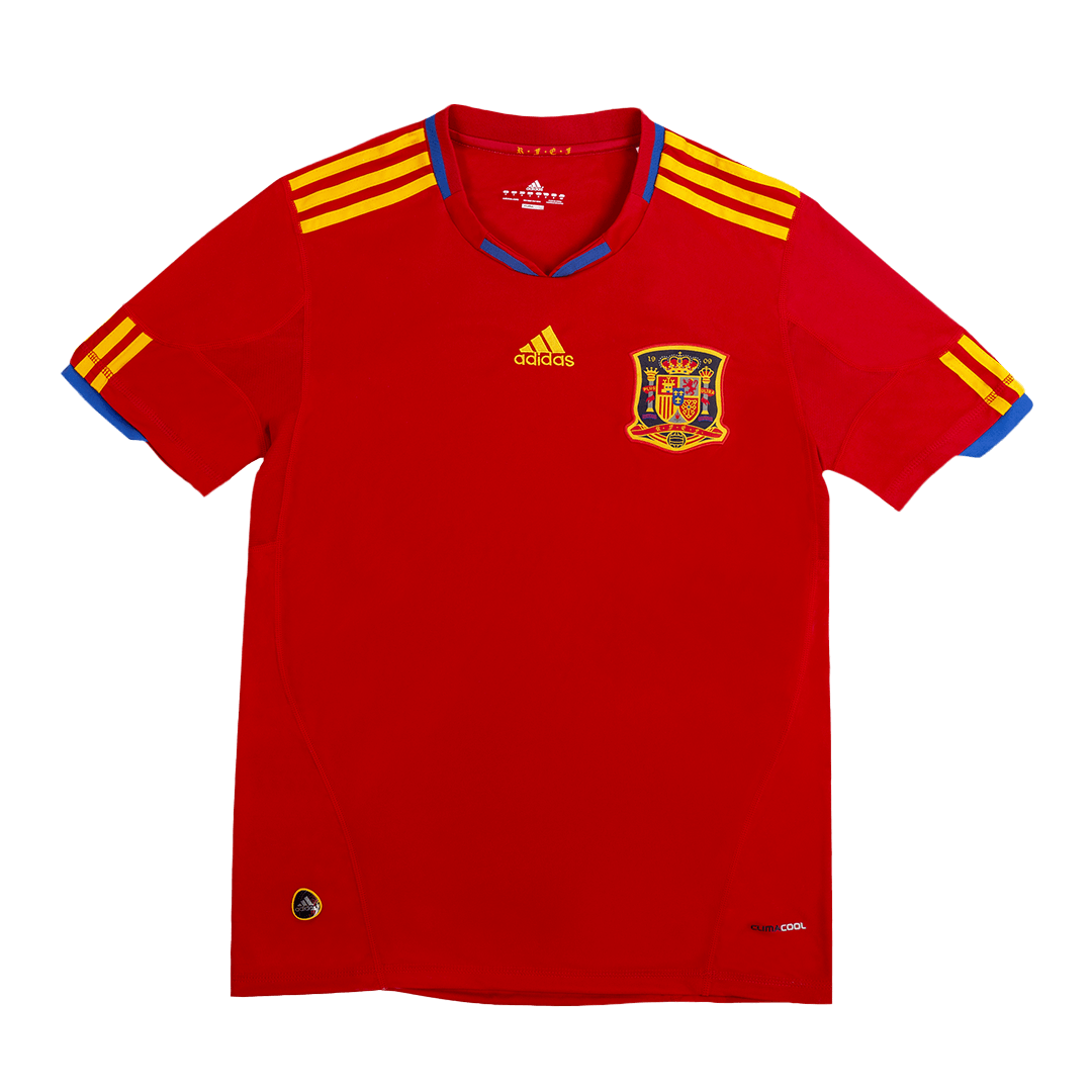 Retro 2010 Spain Home  Soccer Jersey Top Dresy Shop