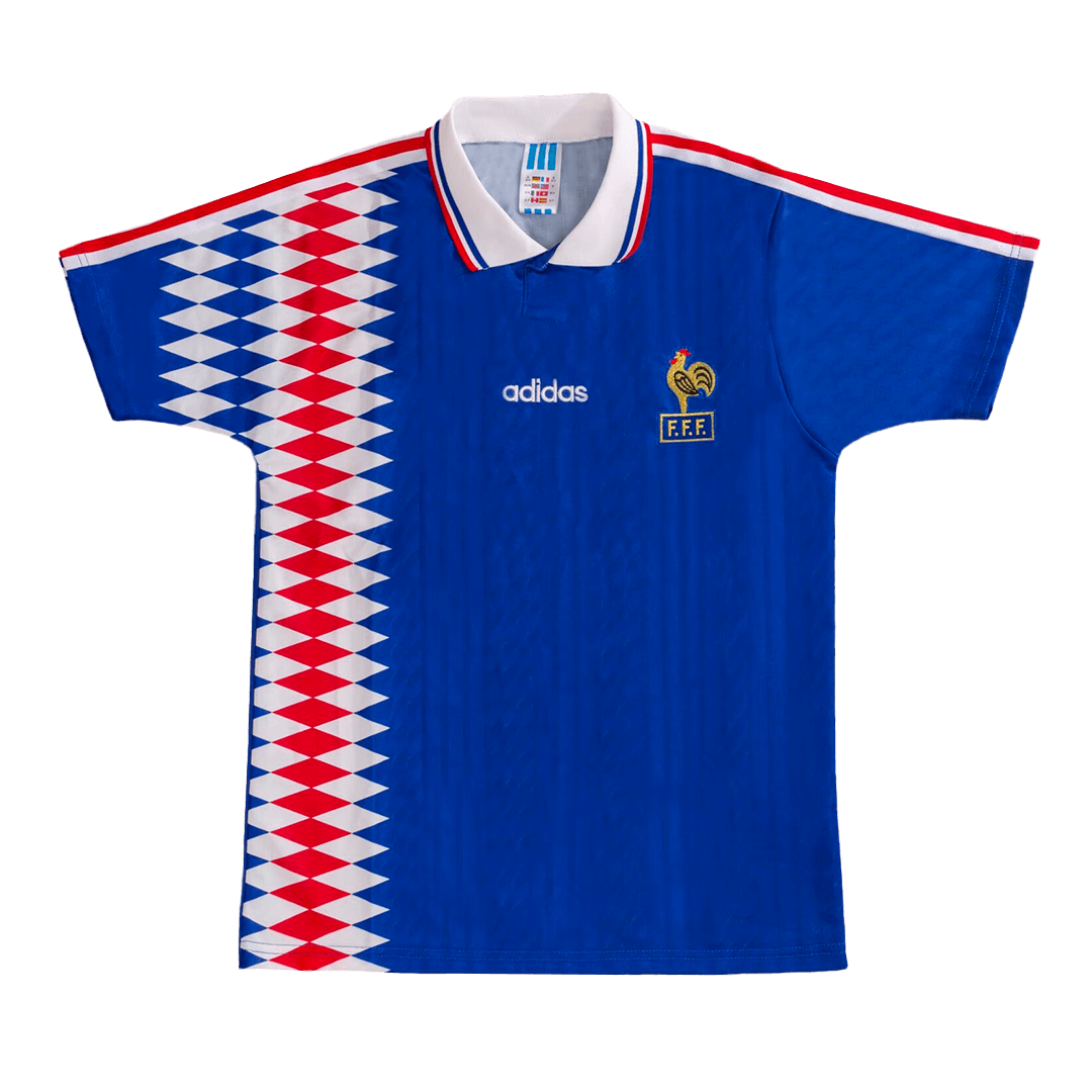 Retro 1994 France Home  Soccer Jersey Top Dresy Shop