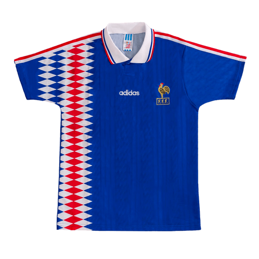 Retro 1994 France Home  Soccer Jersey Top Dresy Shop